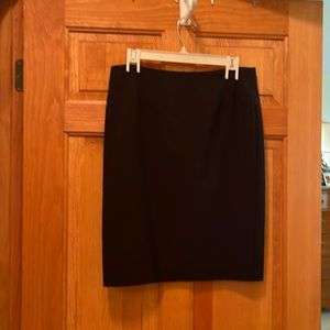 Warm black winter skirt